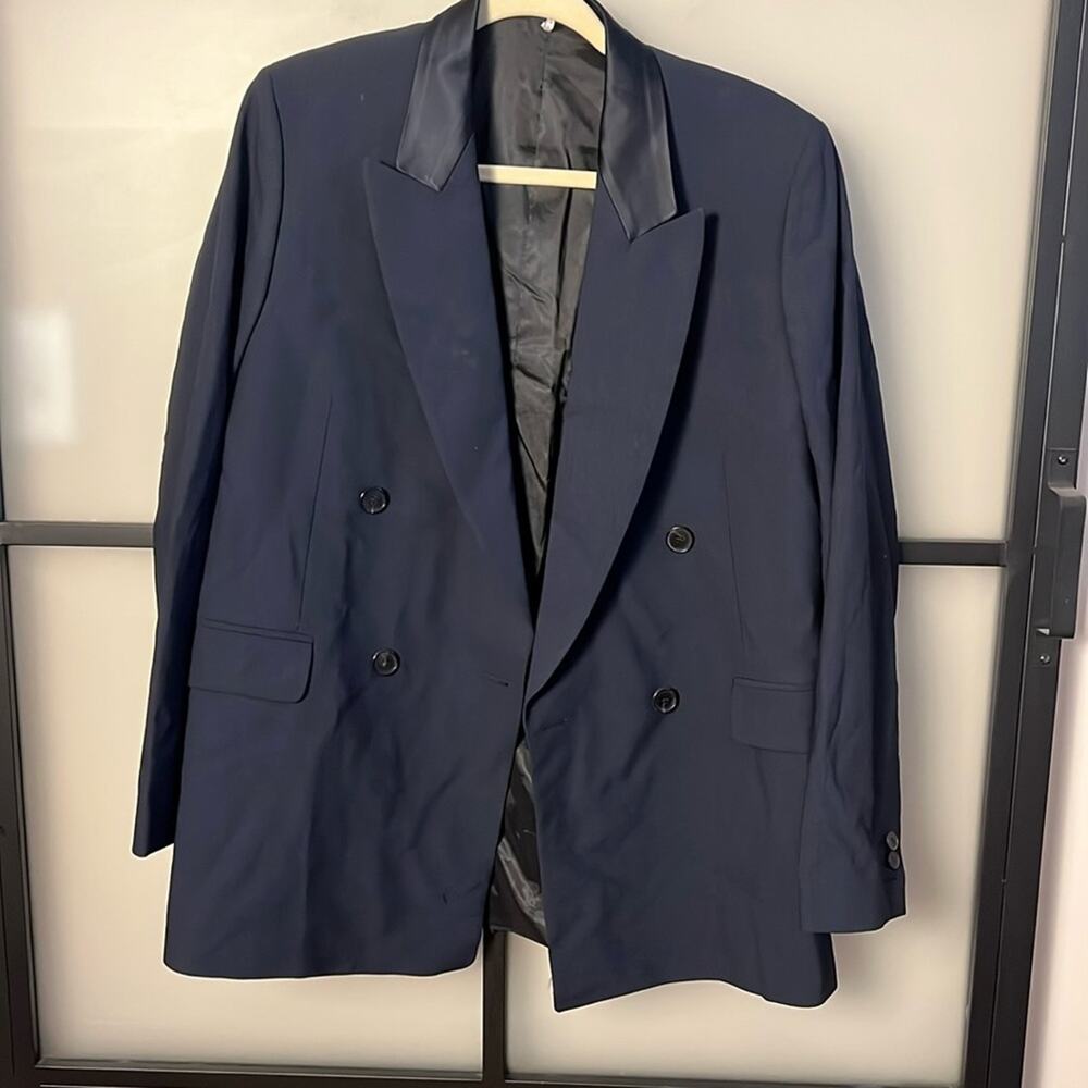 FRAME Double Breasted Blazer in XS/S